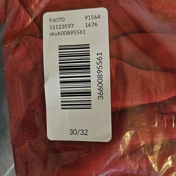 Lane Bryant Long Sleeve Blouse Red Size 30/32 - Picture 5 of 5